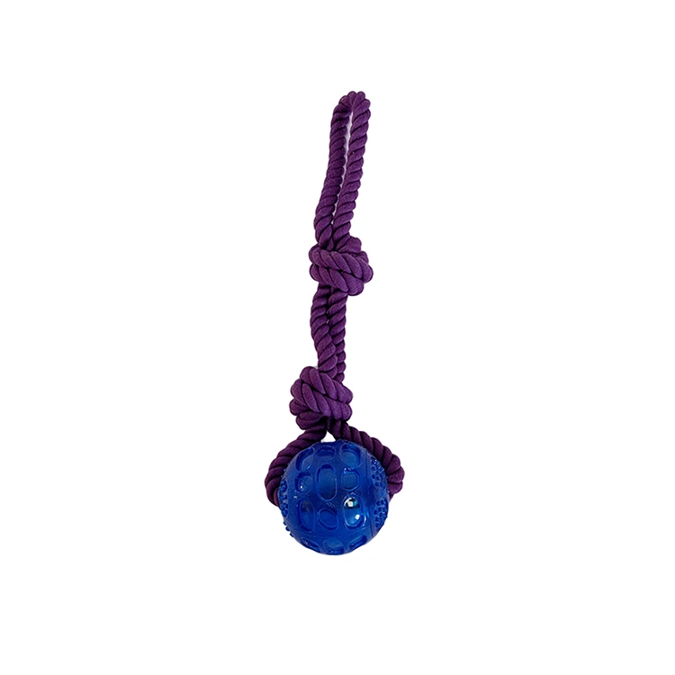 TPR Ball Rope Dog Fetch Toy